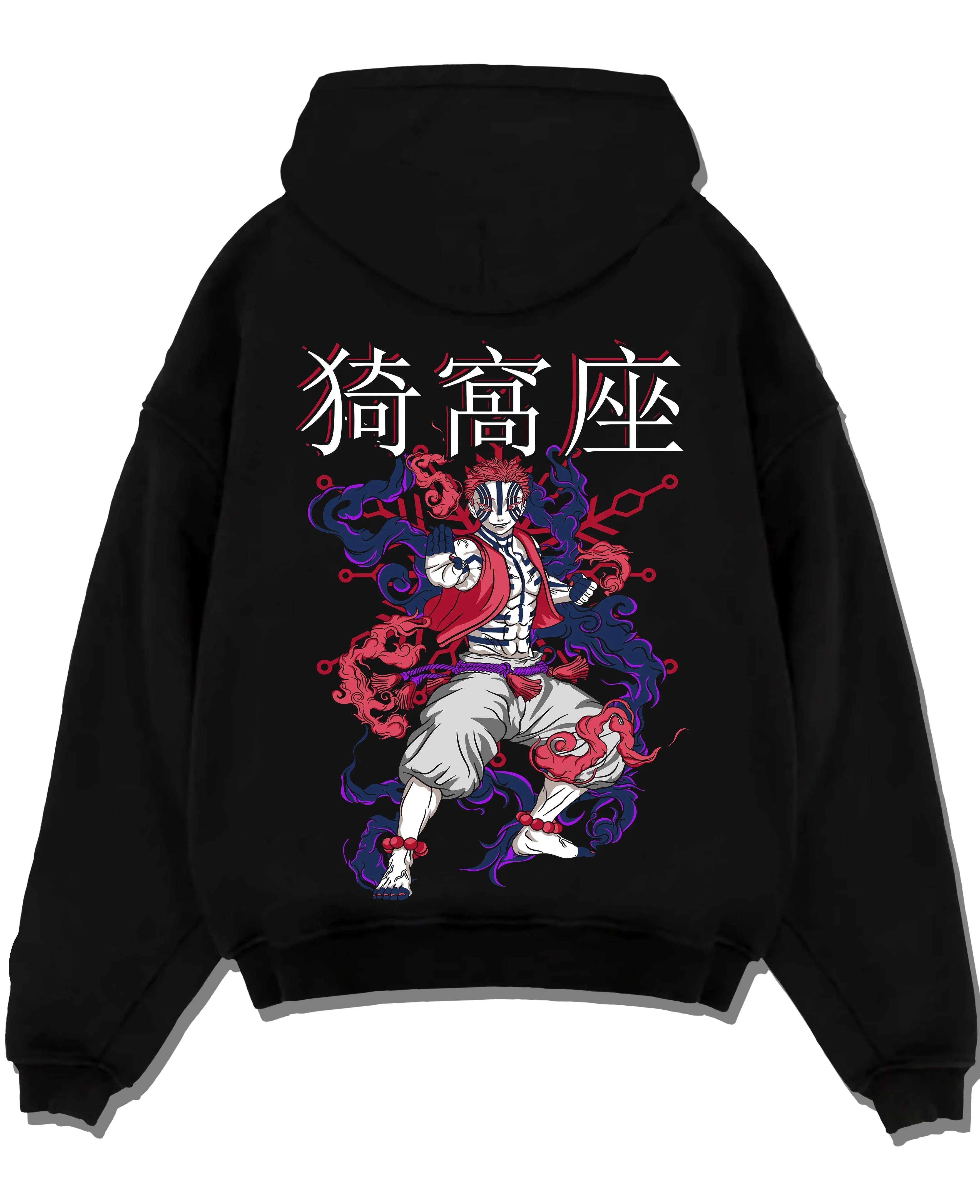 AKADARK_A.black-hoodie-flat-back-design AKADARK A.black hoodie flat back design - Demon Slayer EU Store