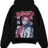 AKAFIST A.black hoodie flat back design - Demon Slayer EU Store