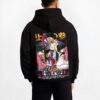 AKAZEX B.black hoodie male back view - Demon Slayer EU Store