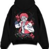 AKAZHD A.black hoodie flat back design - Demon Slayer EU Store
