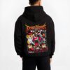 DOUMV3 B.black hoodie male back view - Demon Slayer EU Store