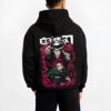 FINLDUL B.black hoodie male back view - Demon Slayer EU Store