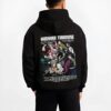 FOXMSK B.black hoodie male back view - Demon Slayer EU Store