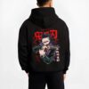 GENYFV B.black hoodie male back view - Demon Slayer EU Store