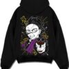GENYSG A.black hoodie flat back design - Demon Slayer EU Store