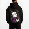 GENYSG B.black hoodie male back view - Demon Slayer EU Store