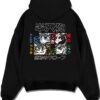 GIYU20 A.black hoodie flat back design - Demon Slayer EU Store