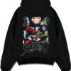 GIYUEF A.black hoodie flat back design - Demon Slayer EU Store