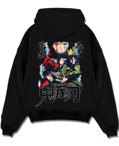 Giyu Tomioka Demon Slayer Hoodie Water Pillar