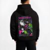 GIYUH2 B.black hoodie male back view - Demon Slayer EU Store