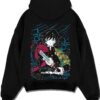GIYUPG A.black hoodie flat back design - Demon Slayer EU Store