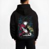 GIYUPG B.black hoodie male back view - Demon Slayer EU Store