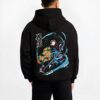 GIYUPL B.black hoodie male back view - Demon Slayer EU Store