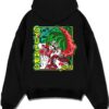 GYUTMOON A.black hoodie flat back design - Demon Slayer EU Store