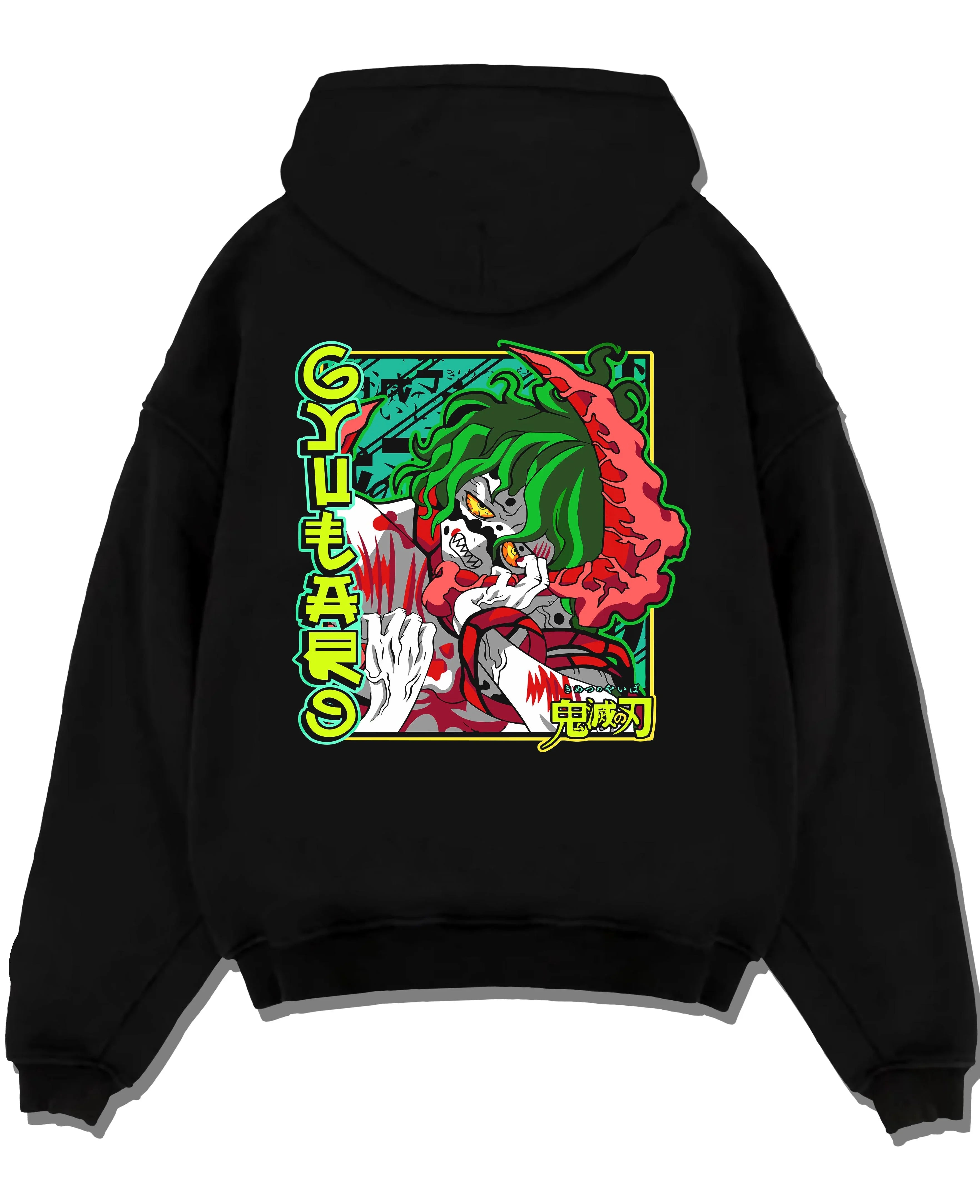 GYUTMOON_A.black-hoodie-flat-back-design GYUTMOON A.black hoodie flat back design - Demon Slayer EU Store