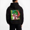GYUTMOON B.black hoodie male back view - Demon Slayer EU Store