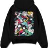 HASHHOKG A.black hoodie flat back design - Demon Slayer EU Store