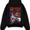 HASHMO A.black hoodie flat back design - Demon Slayer EU Store