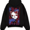 HASHRA A.black hoodie flat back design - Demon Slayer EU Store