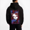HASHRA B.black hoodie male back view - Demon Slayer EU Store