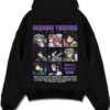 HASTRN A.black hoodie flat back design - Demon Slayer EU Store
