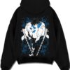 INODSL A.black hoodie flat back design - Demon Slayer EU Store