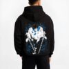 INODSL B.black hoodie male back view - Demon Slayer EU Store