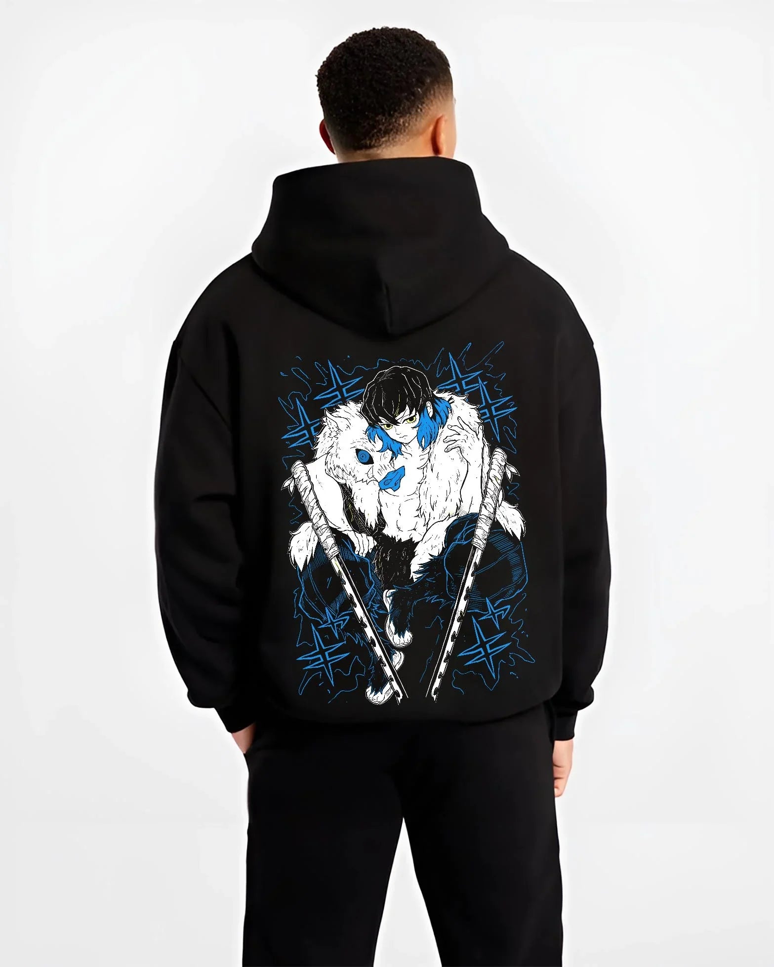 INODSL_B.black-hoodie-male-back-view INODSL B.black hoodie male back view - Demon Slayer EU Store