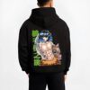 INOWLD B.black hoodie male back view - Demon Slayer EU Store