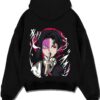 KAGVMZN A.black hoodie flat back design - Demon Slayer EU Store