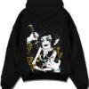 KAIGAKU A.black hoodie flat back design - Demon Slayer EU Store