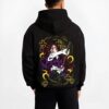 KOKUMO1 B.black hoodie male back view - Demon Slayer EU Store
