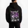 MICHIKT B.black hoodie male back view - Demon Slayer EU Store