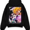 MOON9X A.black hoodie flat back design - Demon Slayer EU Store