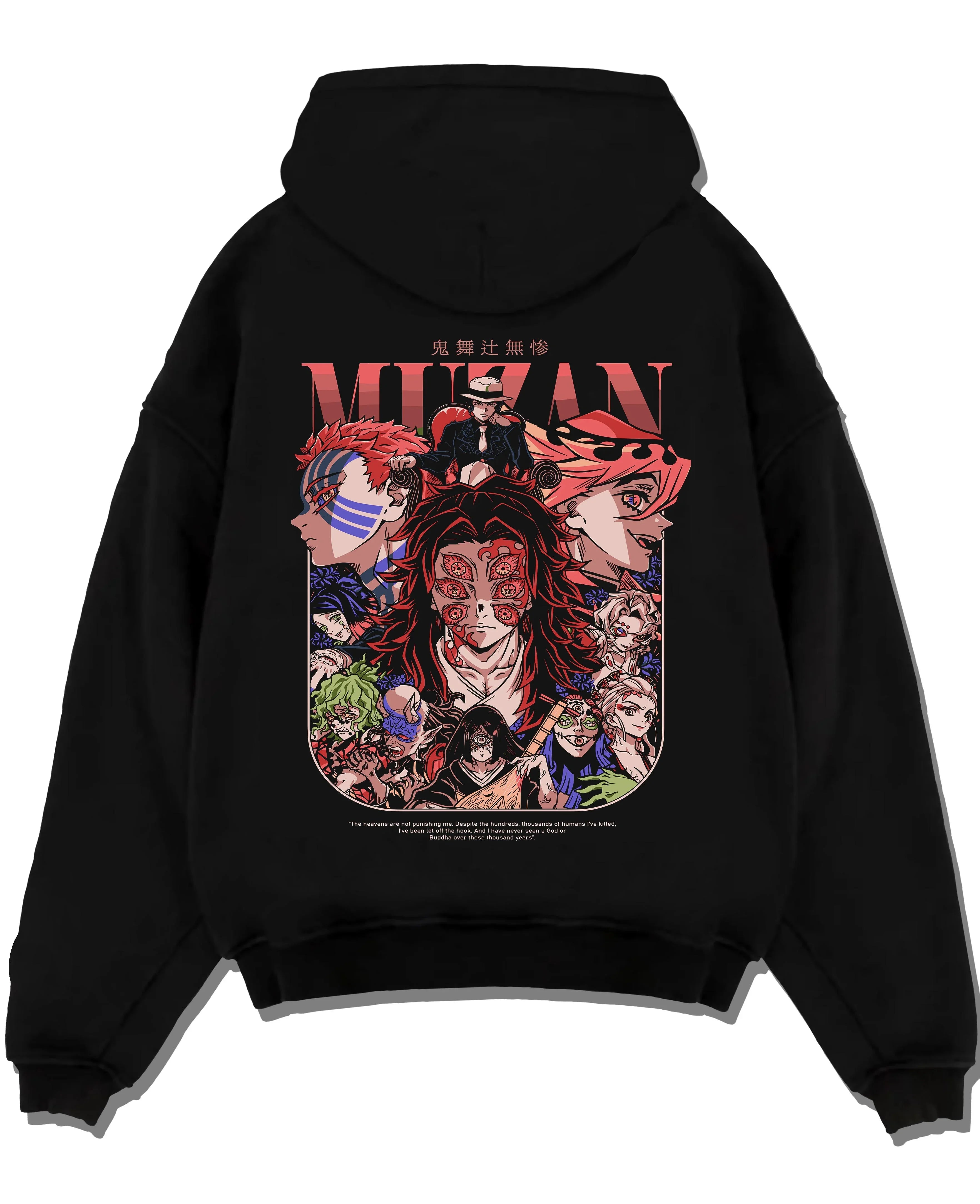 MUZANX_A.black-hoodie-flat-back-design MUZANX A.black hoodie flat back design - Demon Slayer EU Store