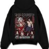 MUZKOK A.black hoodie flat back design - Demon Slayer EU Store