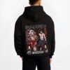 MUZKOK B.black hoodie male back view - Demon Slayer EU Store