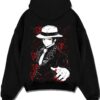MUZPORT A.black hoodie flat back design - Demon Slayer EU Store