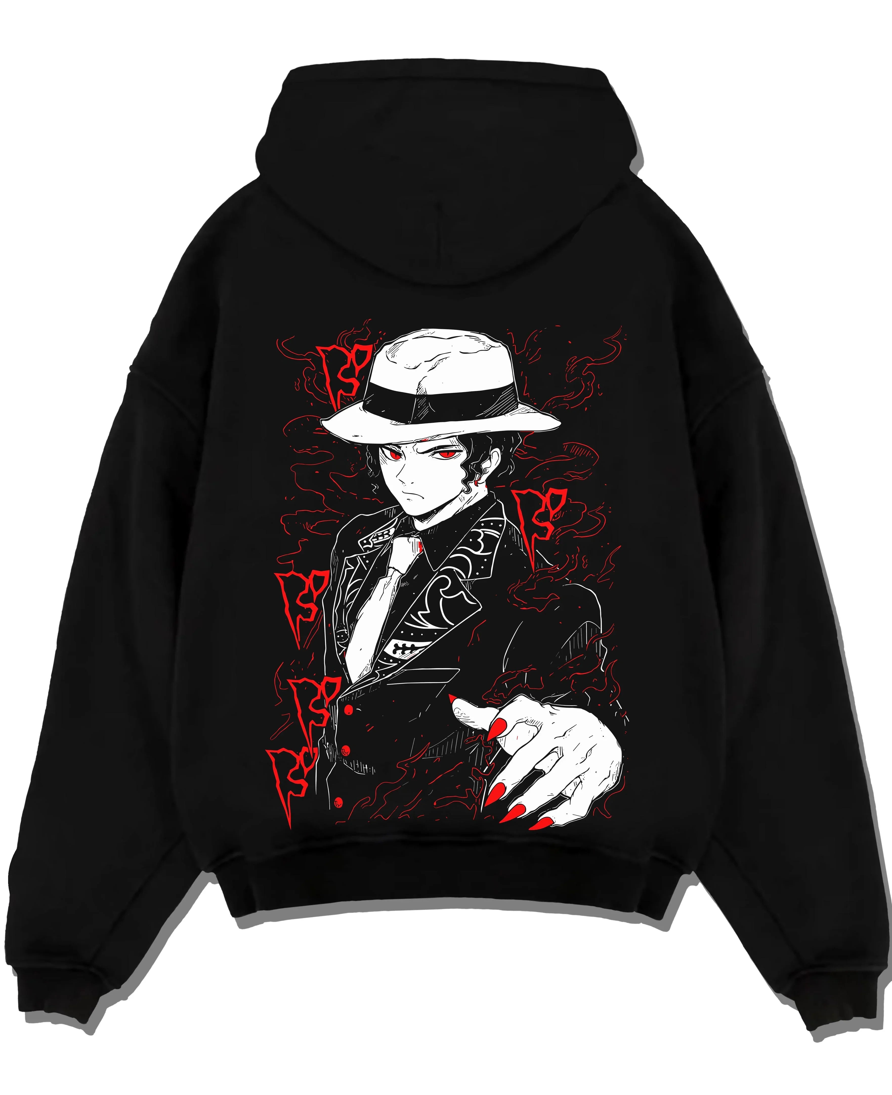 MUZPORT_A.black-hoodie-flat-back-design MUZPORT A.black hoodie flat back design - Demon Slayer EU Store