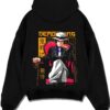 MUZPOR A.black hoodie flat back design - Demon Slayer EU Store