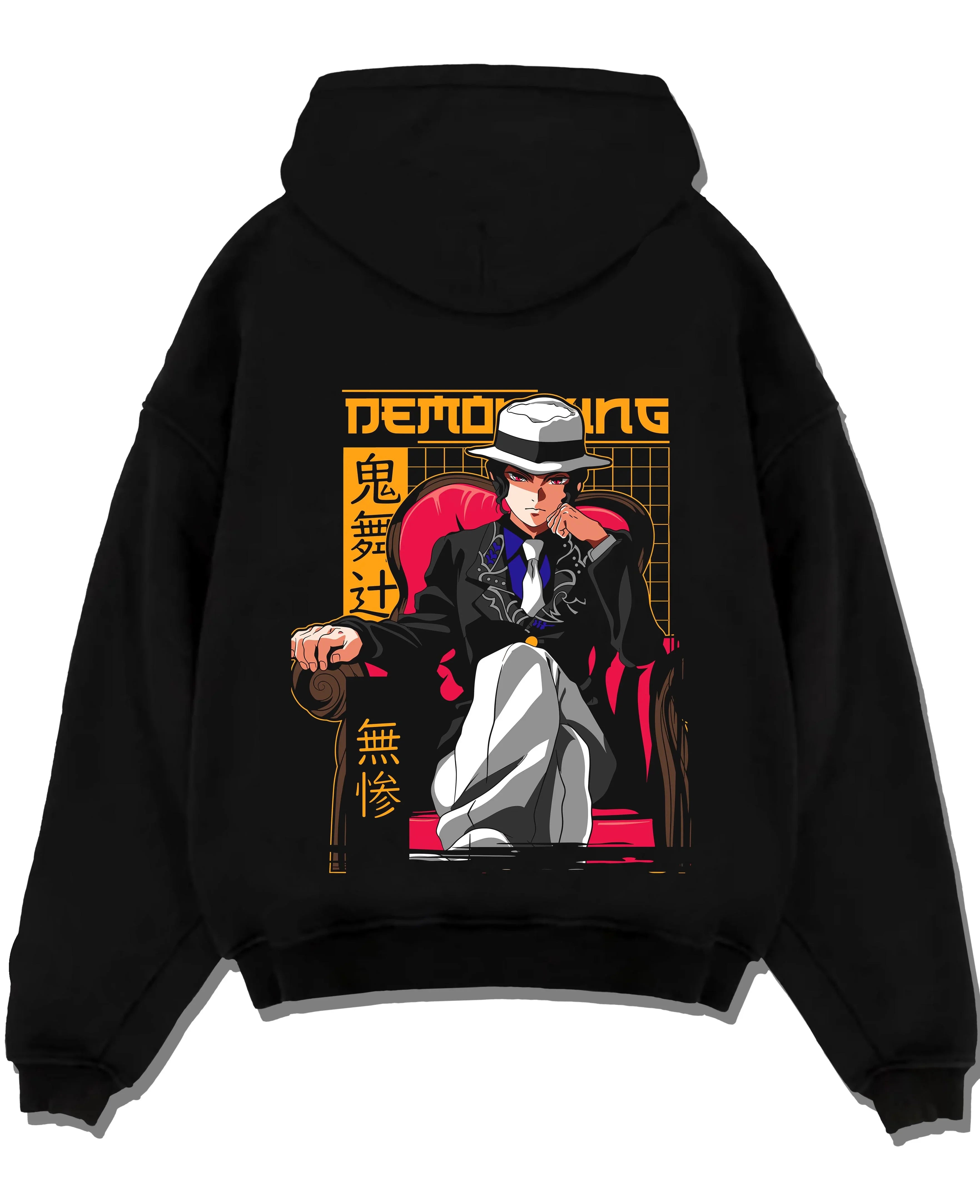 MUZPOR_A.black-hoodie-flat-back-design MUZPOR A.black hoodie flat back design - Demon Slayer EU Store