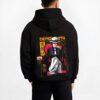 MUZPOR B.black hoodie male back view - Demon Slayer EU Store