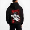SLAYGRP B.black hoodie male back view - Demon Slayer EU Store