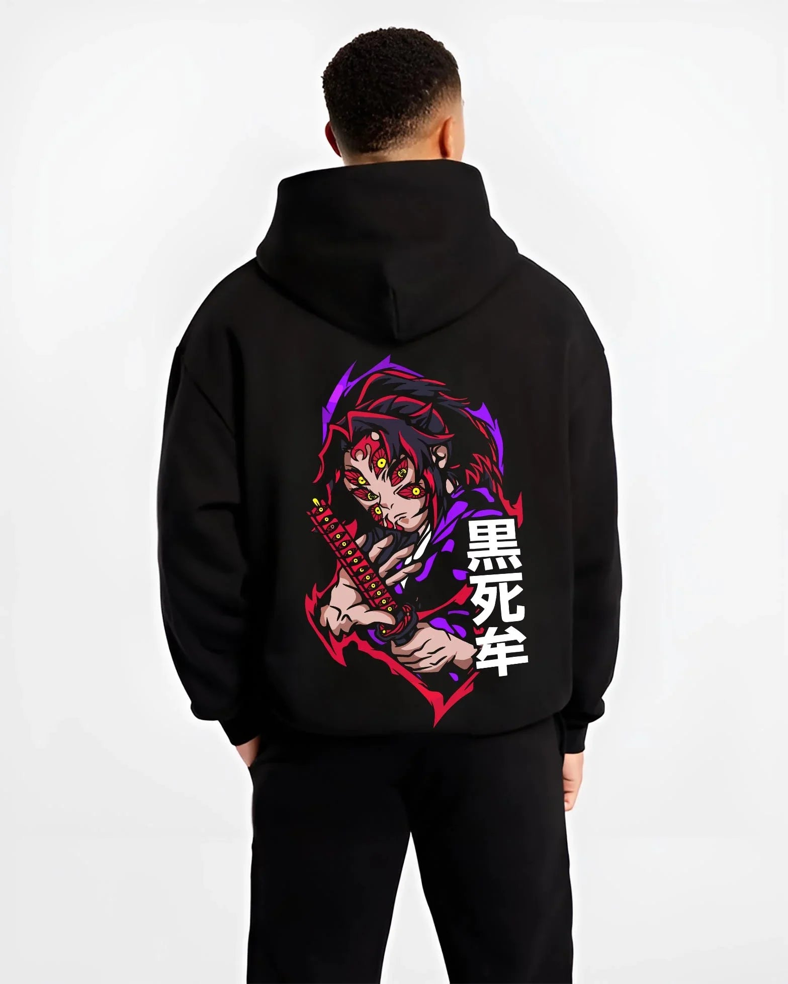 SWDMSR8_B.black-hoodie-male-back-view SWDMSR8 B.black hoodie male back view - Demon Slayer EU Store