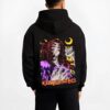 TWINMUN B.black hoodie male back view - Demon Slayer EU Store