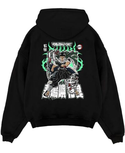 Gyomei Himejima Demon Slayer Stone Breathing Hoodie