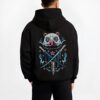 inosuke demon slayer black hoodie male back view - Demon Slayer EU Store