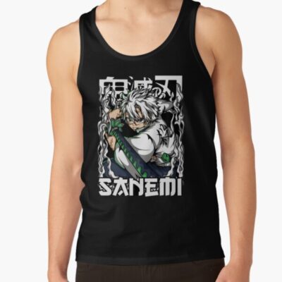 Sanemi Shinazugawa Wind Hashira Profile Tank Top