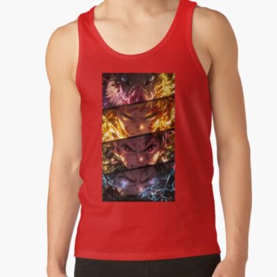 Demon Slayer Kimetsu No Yaiba Characters Epic Anime Group Artwork 6 Tank Top