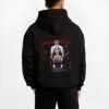 sanemi demon slayer black hoodie male back view - Demon Slayer EU Store
